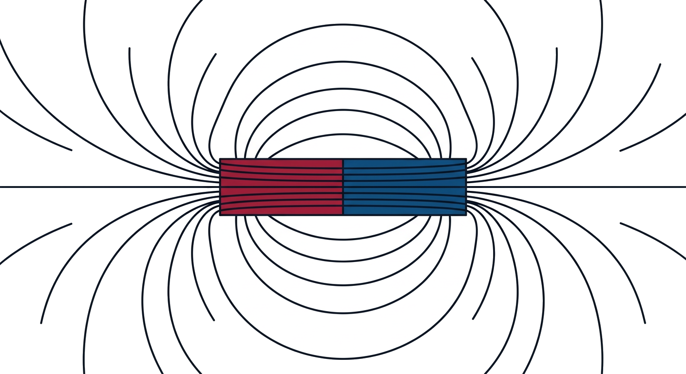 Electric field lines between two charges