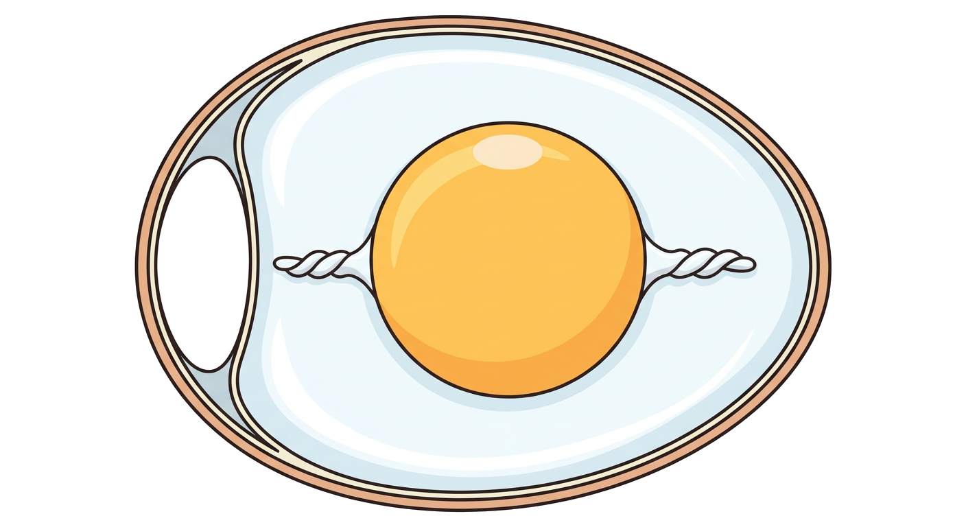 Bird Egg Cross Section Diagram