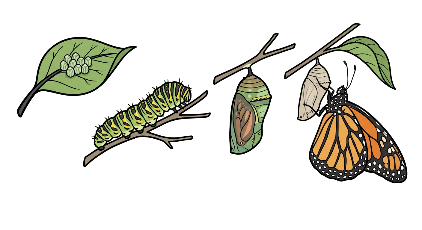Butterfly Life Cycle Diagram