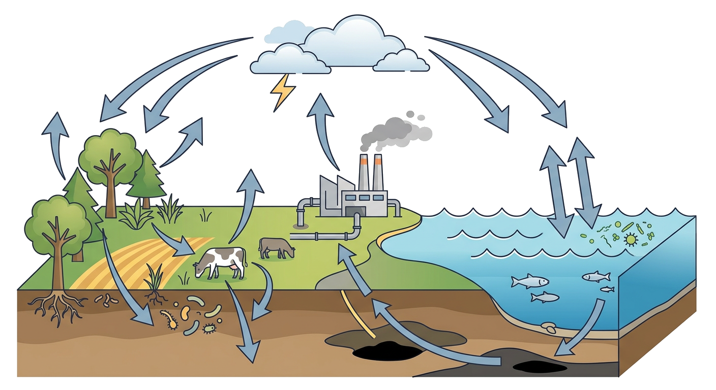 Carbon Cycle Diagram