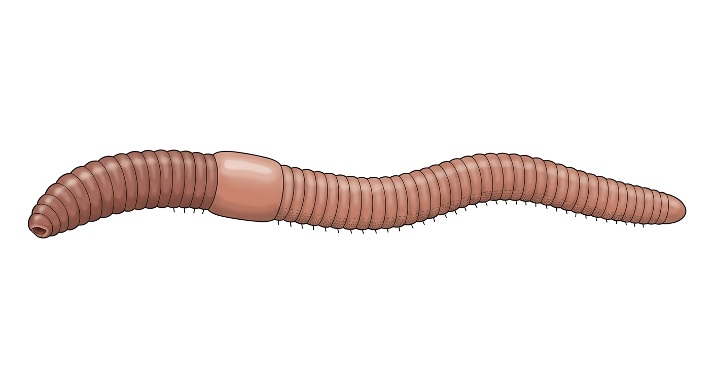 Earthworm external anatomy