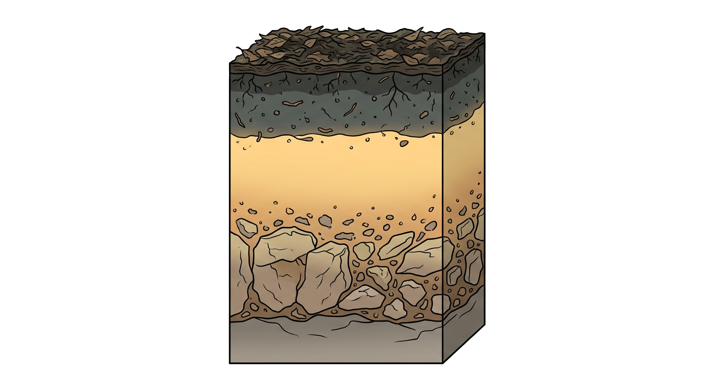 Soil Horizons Diagram