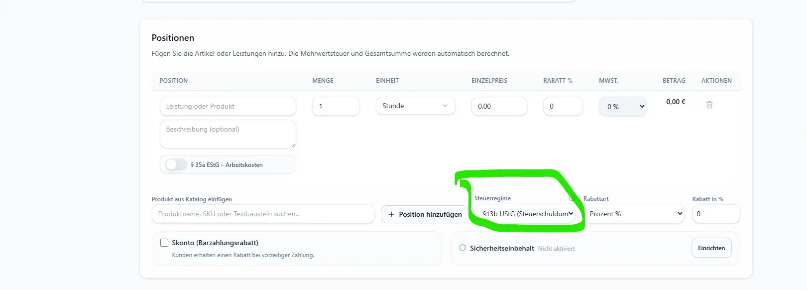 Steuerschuldnerschaft des Leistungsempfängers.webp
