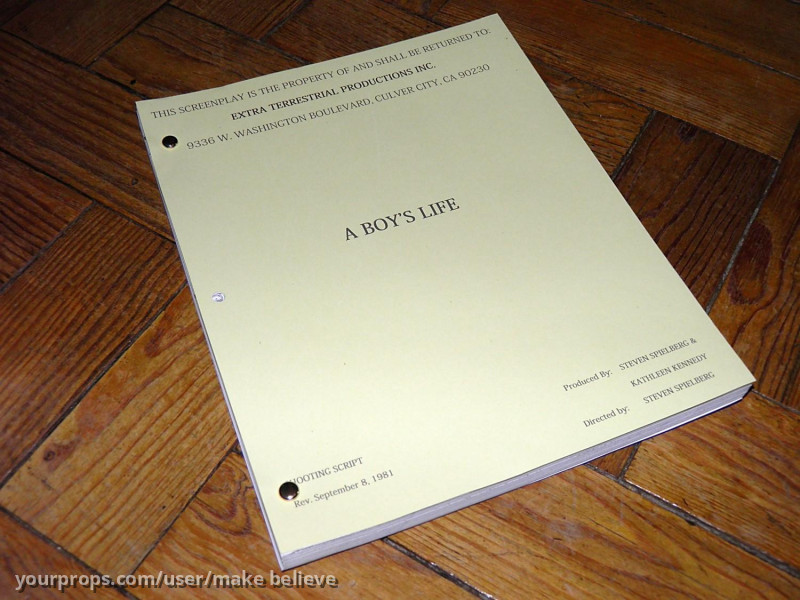 Screenplay copy – E.T. the Extra-Terrestrial (1982) – image 1