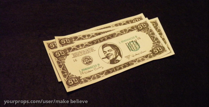 50 Dollar bill prop replica – Back to the Future Part II (1989) – image 1