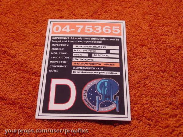Deck marking – Star Trek: Enterprise (2001) – image 1