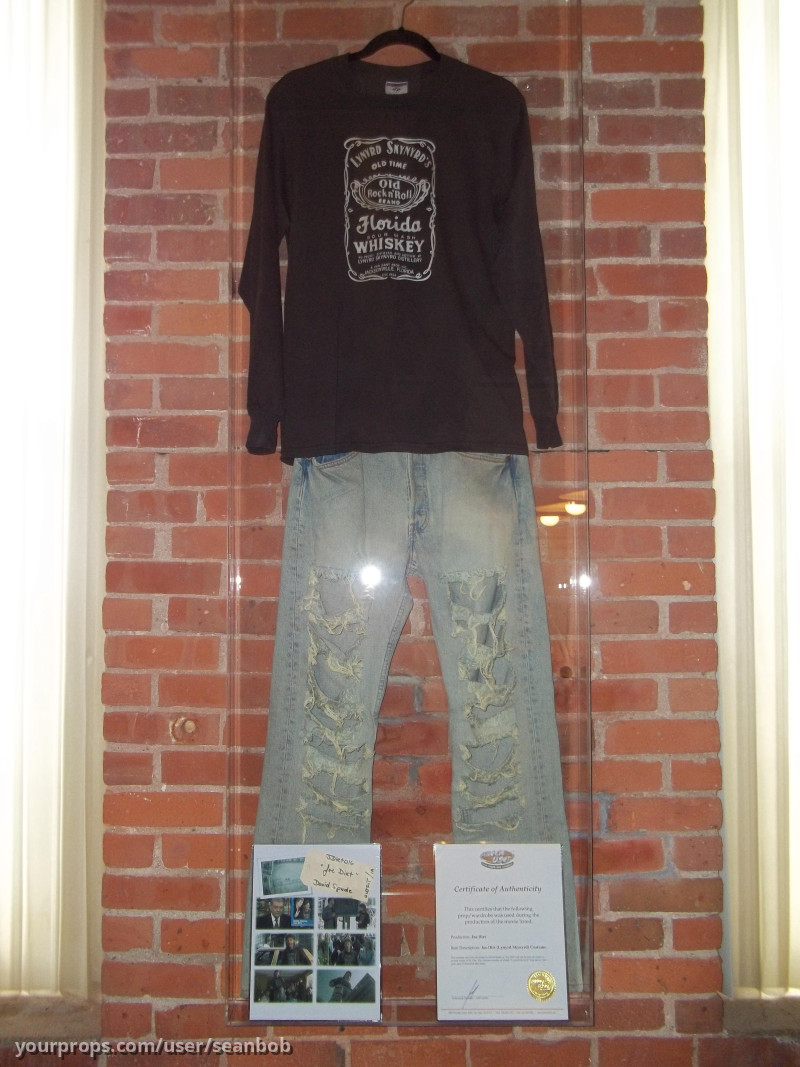 Joe Dirt's Lynyrd Skynyrd long sleeve and shredded jeans – Joe Dirt (2001) – image 1