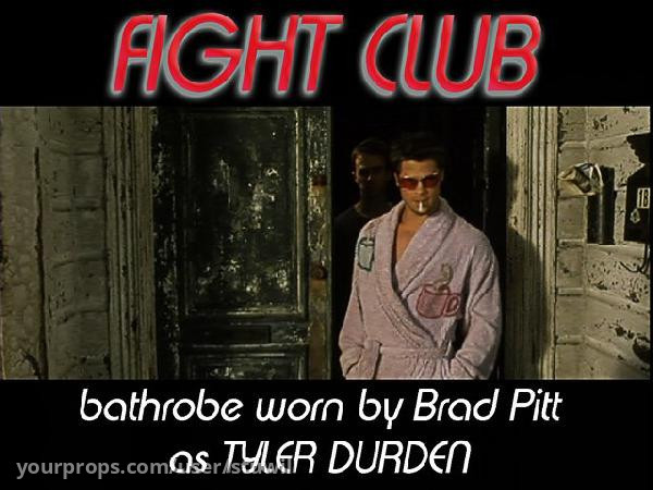 brad pitt dressing gown fight club Men's Unisex Fight Tyler Brad Durden Pitt White Soft Bathrobe Style Spa Terry Towel Robe Coat at Amazon Men's Clothing store