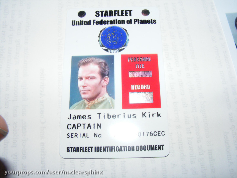 TOS Captain Kirk ID – Star Trek (1966) – image 1