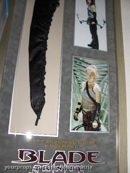 Jessica Biel leather wrist guard – Blade: Trinity (2004) – image 1