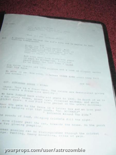 script – Demonic Toys (1992) – image 1