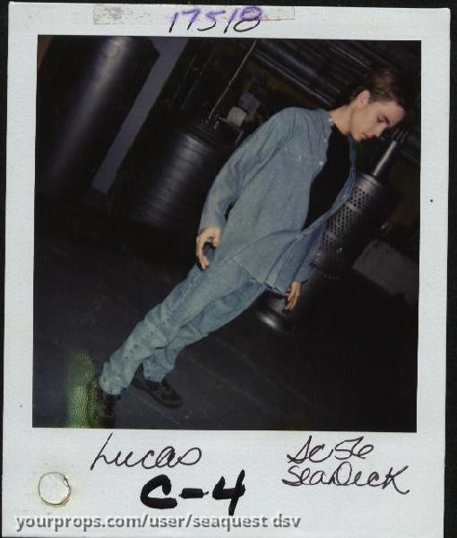 LUCAS CONTINUITY PHOTO ONE OF A KIND POLAROID – SeaQuest 2032 (1993) – image 1