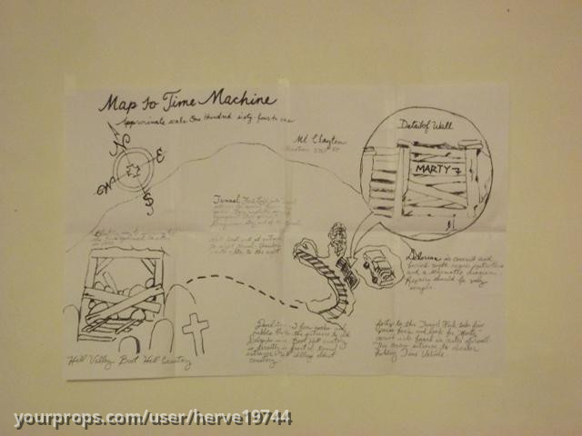 map to time machine – Back to the Future Part III (1990) – image 1