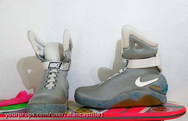 Autographed Nike Air Mag McFlys – Back to the Future Part II (1989) – image 1