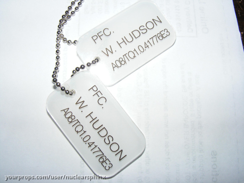 Aliens Hudsons Dogtags – Aliens (1986) – image 1