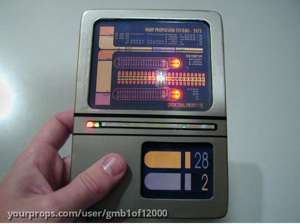 Prototype "Working" Warp Core Padd ( Lights & Sound) – Star Trek: Deep Space Nine (1993) – image 1