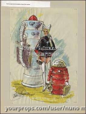 Costume sketch for "Tron" – Tron (1982) – image 1