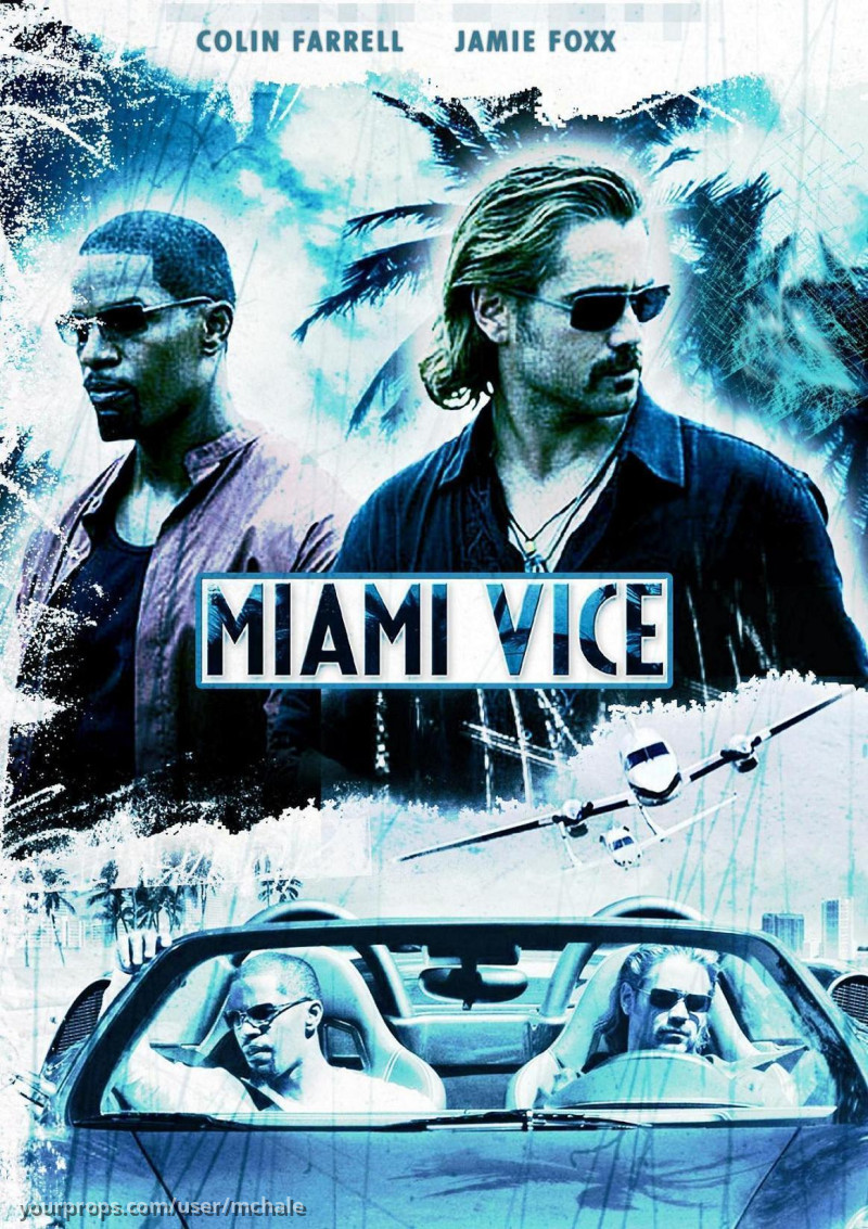 撮影実使用プロップ品映画 MIAMI VICE ポリスバッジ 専用スタンド付