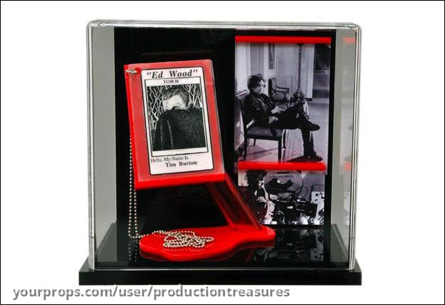 Tim Burton Set Badge – Ed Wood (1994) – image 1