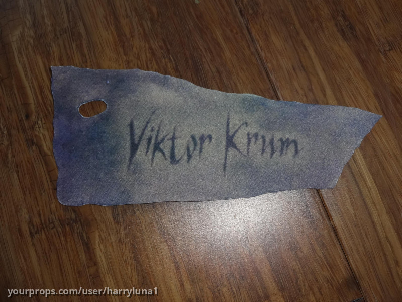 Viktor Krum's Triwizard Champion Note – Harry Potter and the Goblet of Fire (2005) – image 1