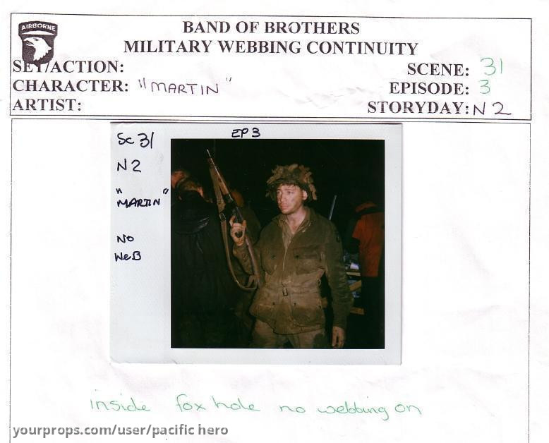 John W Martin (Dexter Fletcher) M42 Jump Jacket Sc 31 – Band of Brothers (2001) – image 2