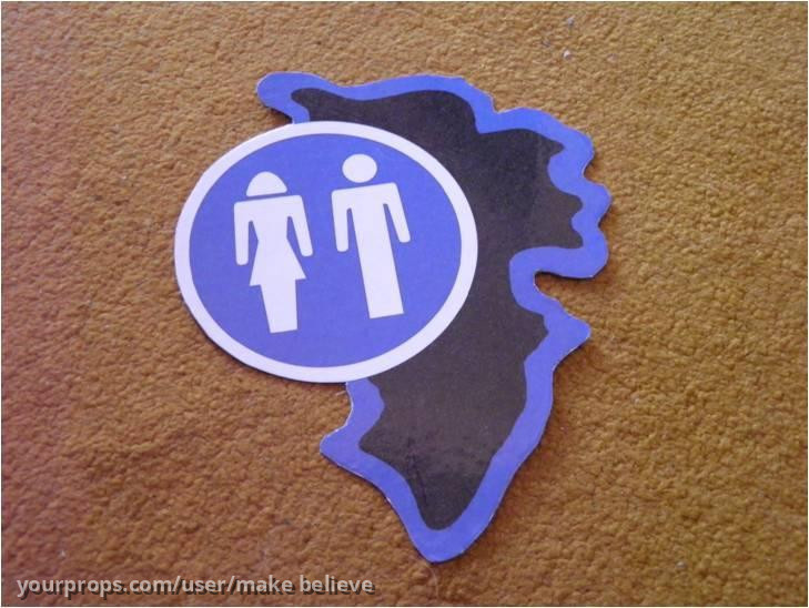 Rest room sign replica – Jurassic Park (1993) – image 1