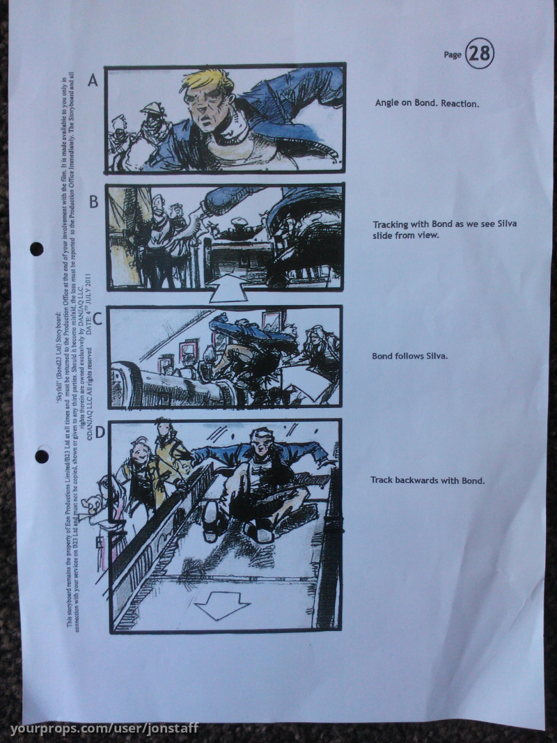storyboard – Skyfall (2012) – image 2