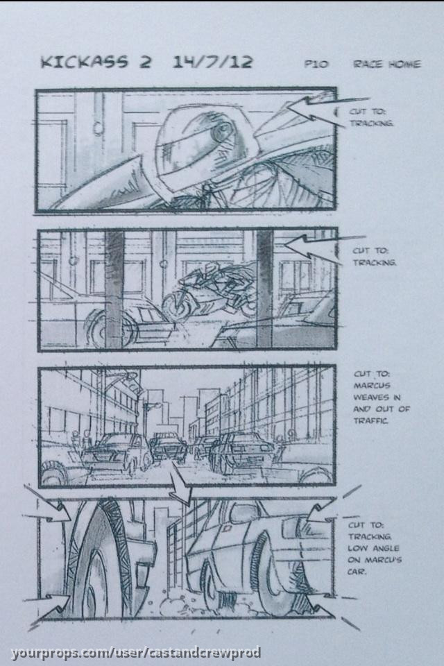 KICK ASS 2 - STORYBOARDS – image 1