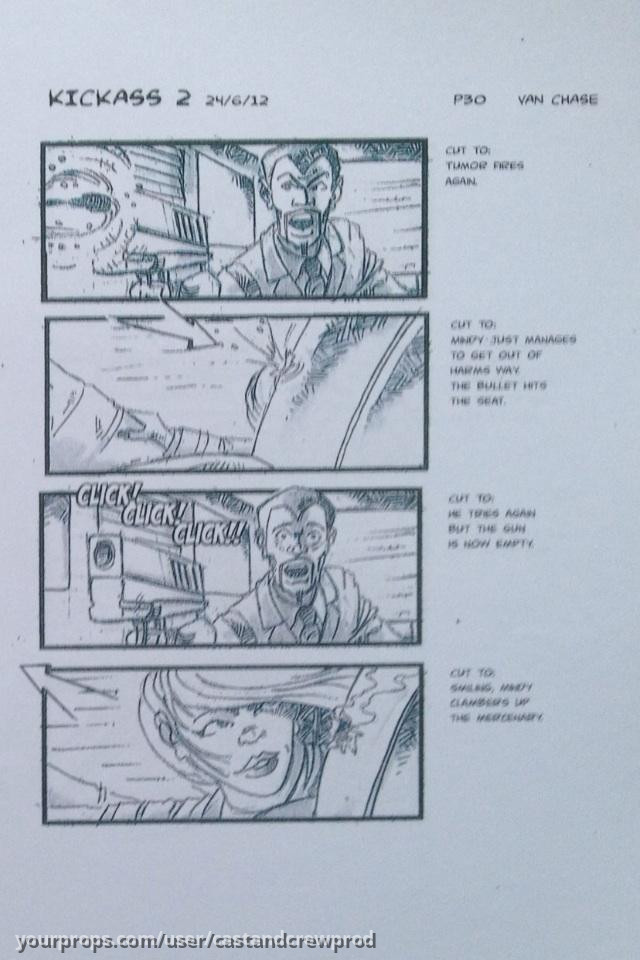KICK ASS 2 - STORYBOARDS – image 3