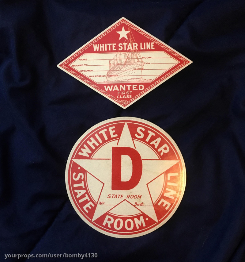 Titanic J Peterman Company Luggage Stickers – Titanic (1997) – image 1