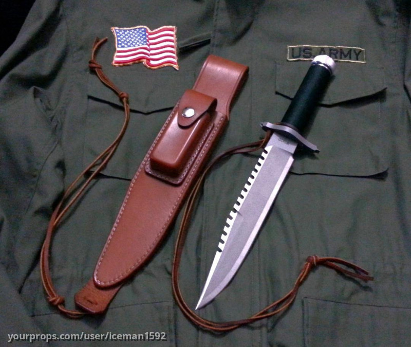 Handmade LILE Tribute Knife By Andy Wood – First Blood (1982) – image 5
