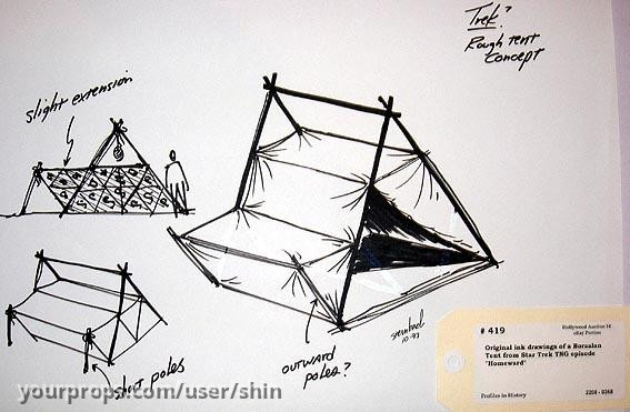 Boraalan Tent from TNG episode \"Homeward\" – Star Trek: The Next Generation (1987) – image 1