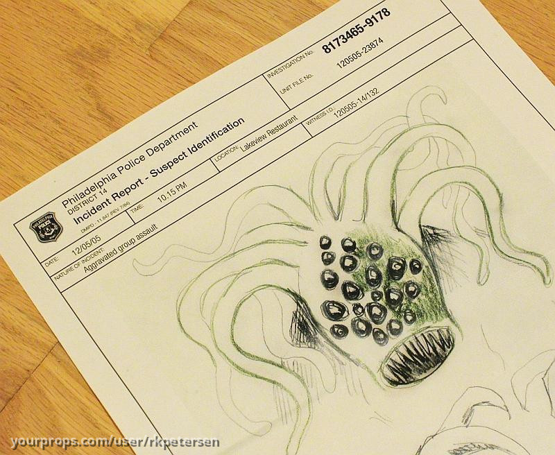 Lovecraftian Monster Eyewitness Sketches – Warehouse 13 (2009) – image 3