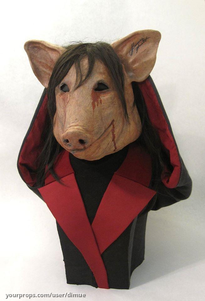 Screenused bloody Pig Mask – Saw III (2006) – image 1