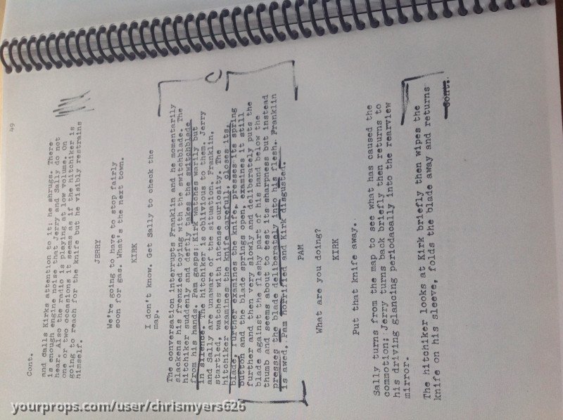 The Texas Chainsaw Massacre signed script – The Texas Chainsaw Massacre (2019) – image 1