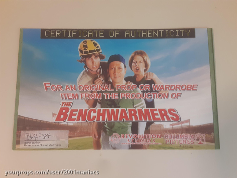 Gus\\\' (Rob Schneider) Screen Worn Shirt – The Benchwarmers (2006) – image 2