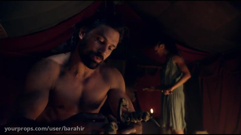 Crixus Grappling Hooks – AfterBuzz TV's Spartacus: War of the Damned After Show (2013) – image 5