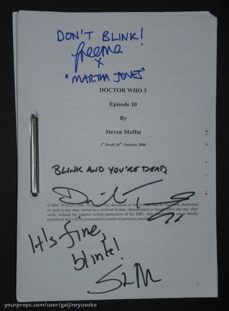 Blink Script – Doctor Who (2005) – image 1