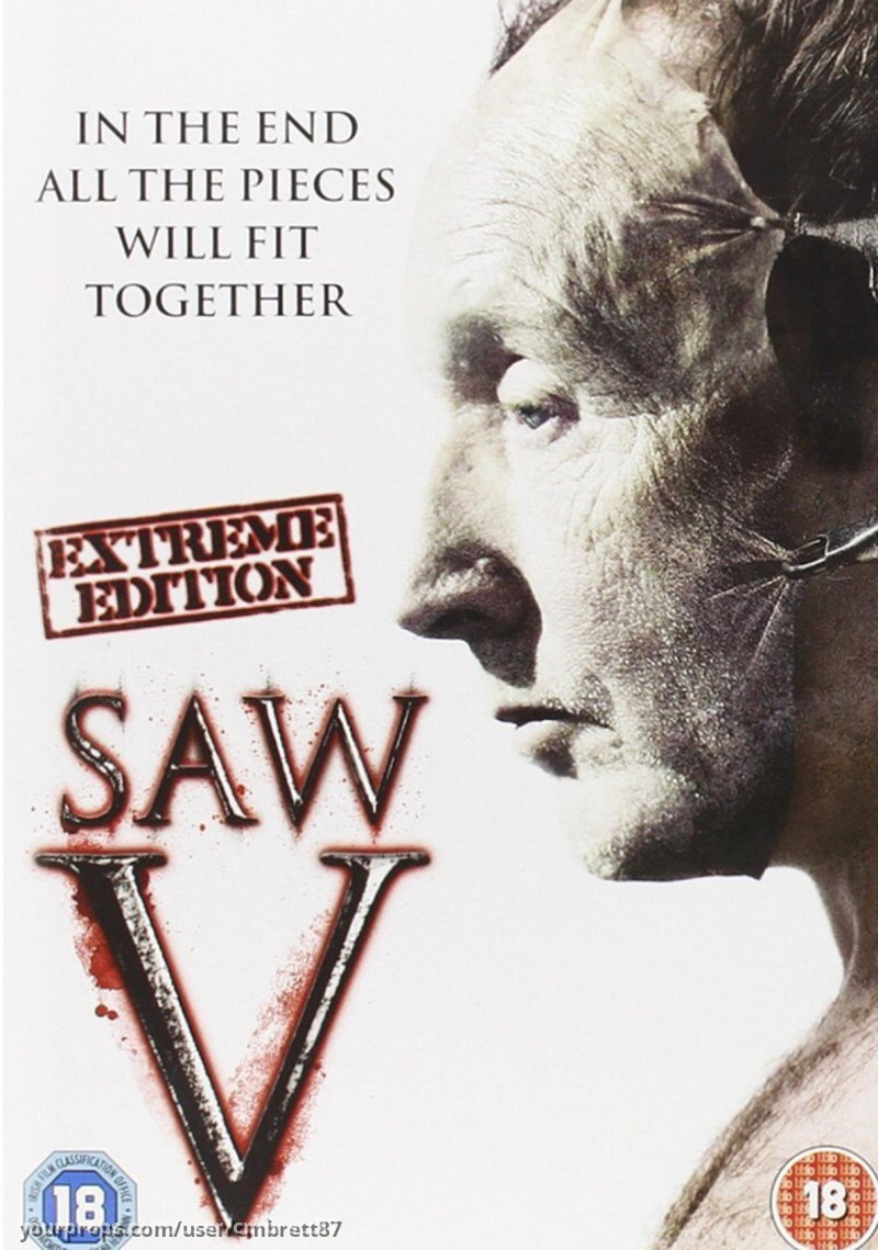 Saw V Bathtub Trap scene worn shirt – Saw V (2008) – image 1