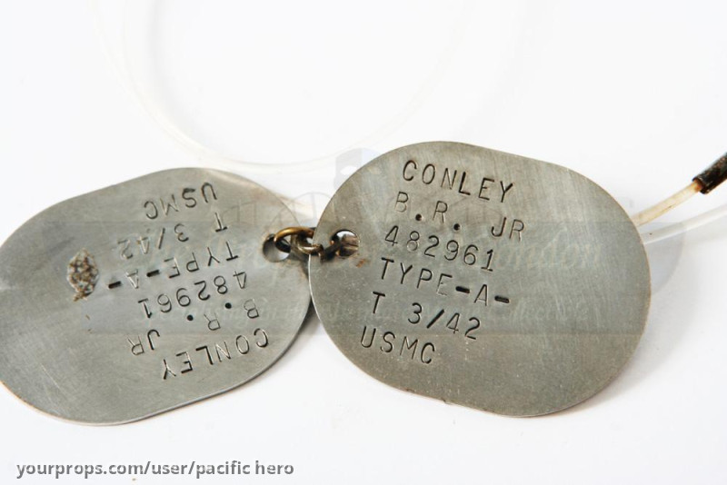 Bud “Runner” Conley's (Keith Nobbs) Dog Tags 003 Guadalcanal – The Pacific (2010) – image 3