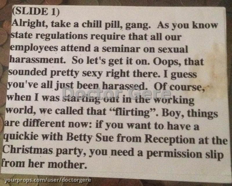 Ammer´s Sexual Harassment Speech – Click (2006) – image 2