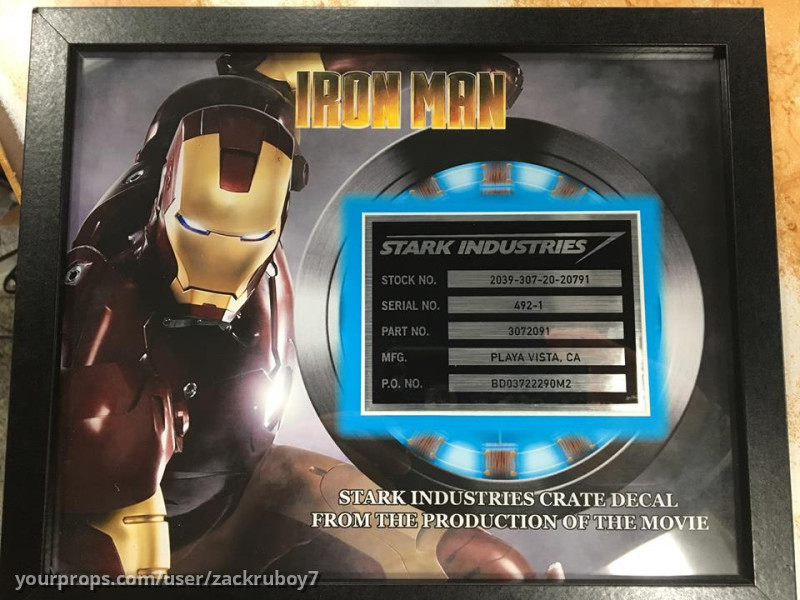 Crate Decal – Iron Man (2008) – image 1
