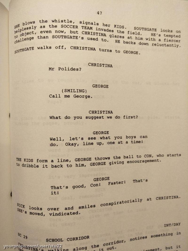 Production Script Numbered Copy – The Heartbreak Kid (1993) – image 2