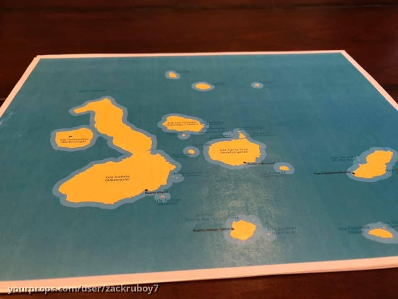 Galapagos Islands Map – Schitt's Creek (2015) – image 1