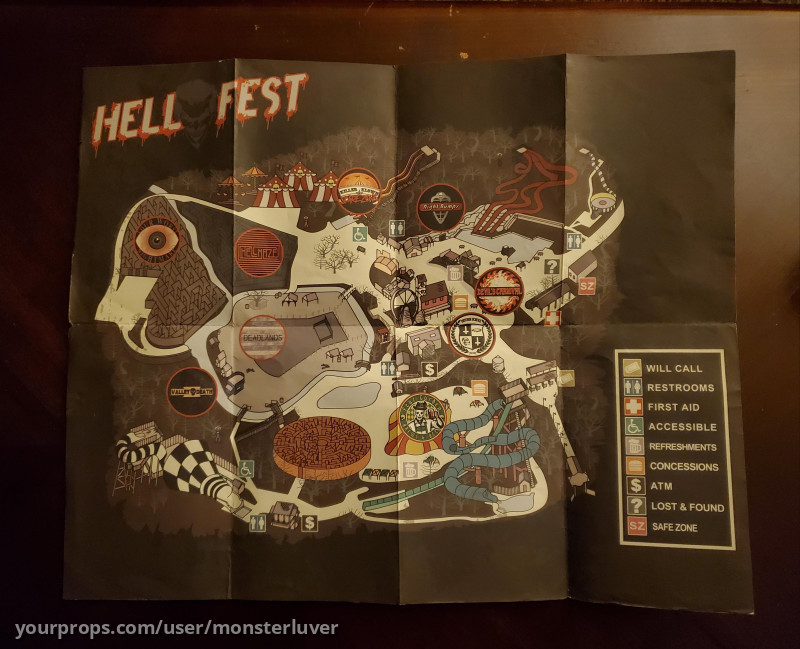 Park Map – Hell Fest (2018) – image 2