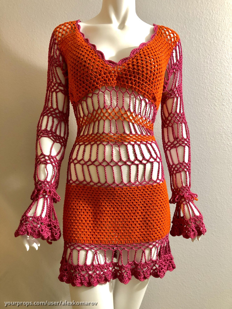 felicity shagwell orange dress US 2 / TANGERINE TANGO