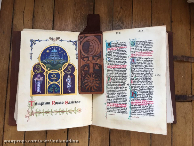 Original Book of Ambrose used in "Legend of the Holy Rose" and "Good Knight MacGyver" – MacGyver (1985) – image 2