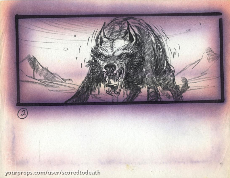 Original Hand-Drawn Design Storyboard – The Thing (1982) – image 1