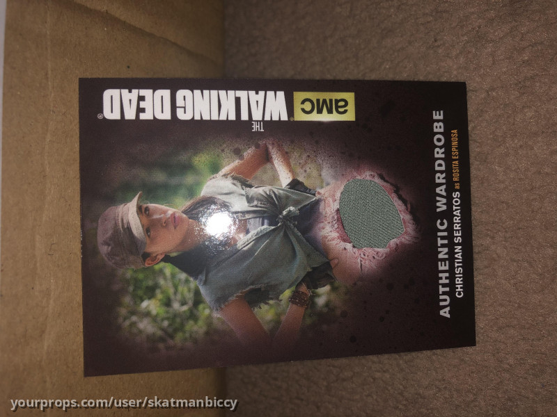 Authentic Rosita wardrobe relic – The Walking Dead (2010) – image 1
