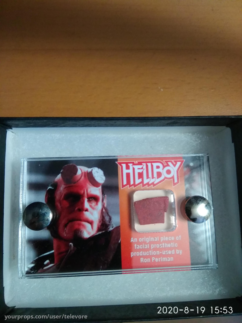 a piece of facial prosthetic – Hellboy (2004) – image 1
